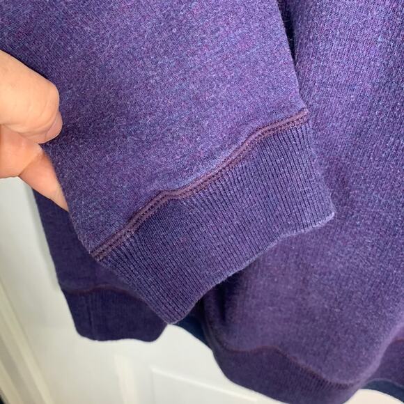 Tommy Bahama Men’s Reversible 1/4 Zip Navy Plum Pullover Sweater M-019 Sz L - Picture 4 of 11